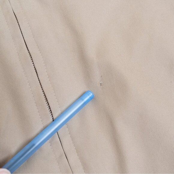 Aquascutum Jacket Zip Up Coat England Plaid Lined Vintage Mens Small - Picture 13 of 16